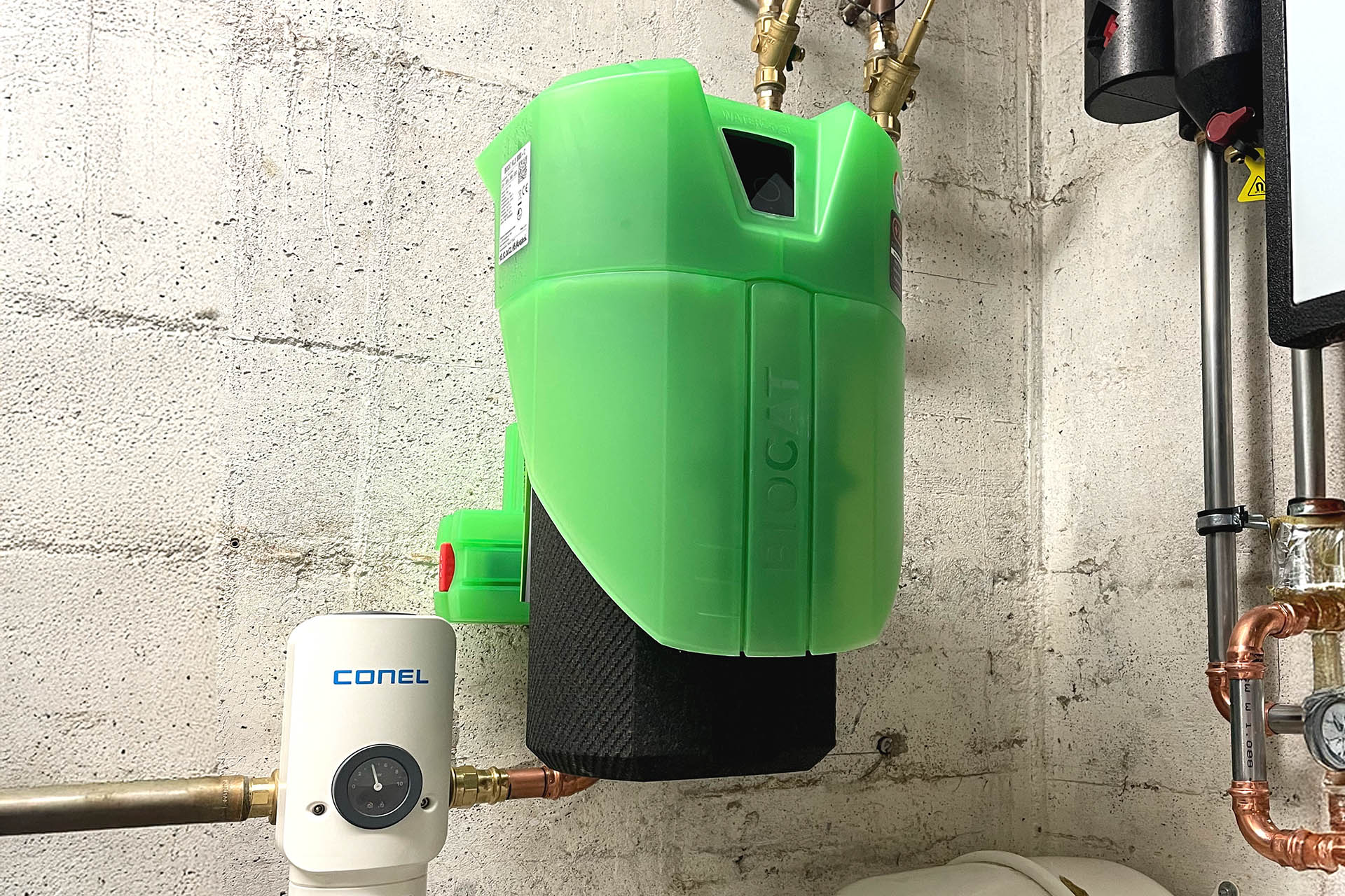 Watercryst Anlage eingebaut